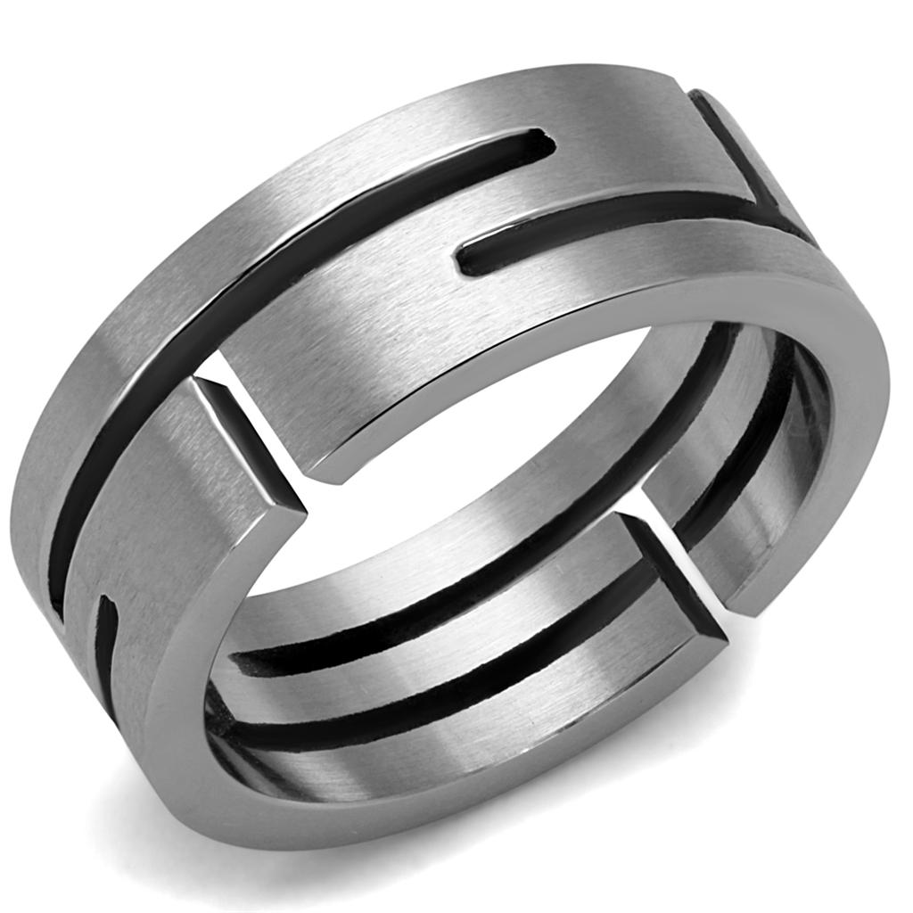 JCE2393 High polished (no plating) Stainless Steel Ring with No Stone
