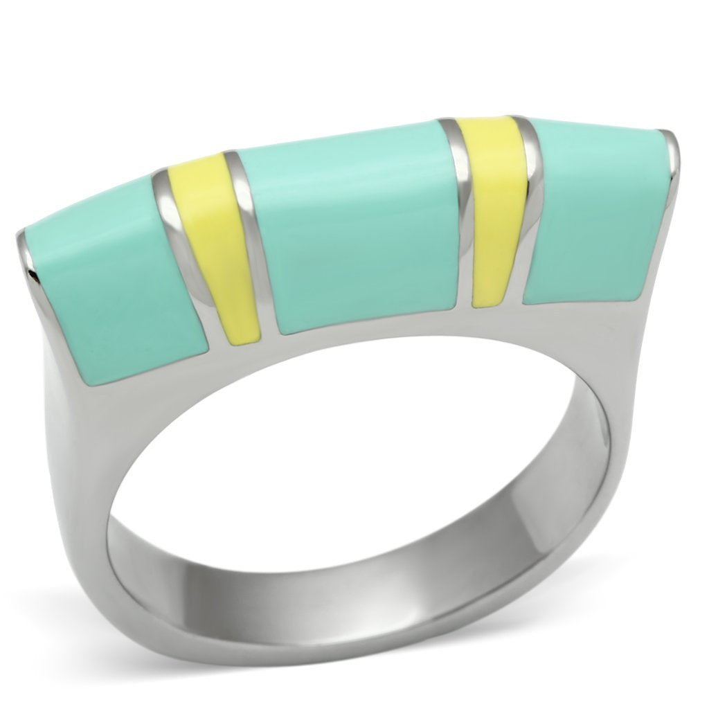 JCE528 High polished (no plating) Stainless Steel Ring with No Stone